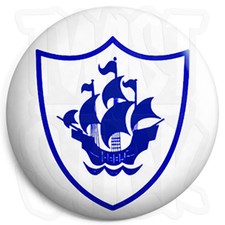 Blue Peter Shield Badge - 25mm Button Pin Badge - Retro Kids TV Program