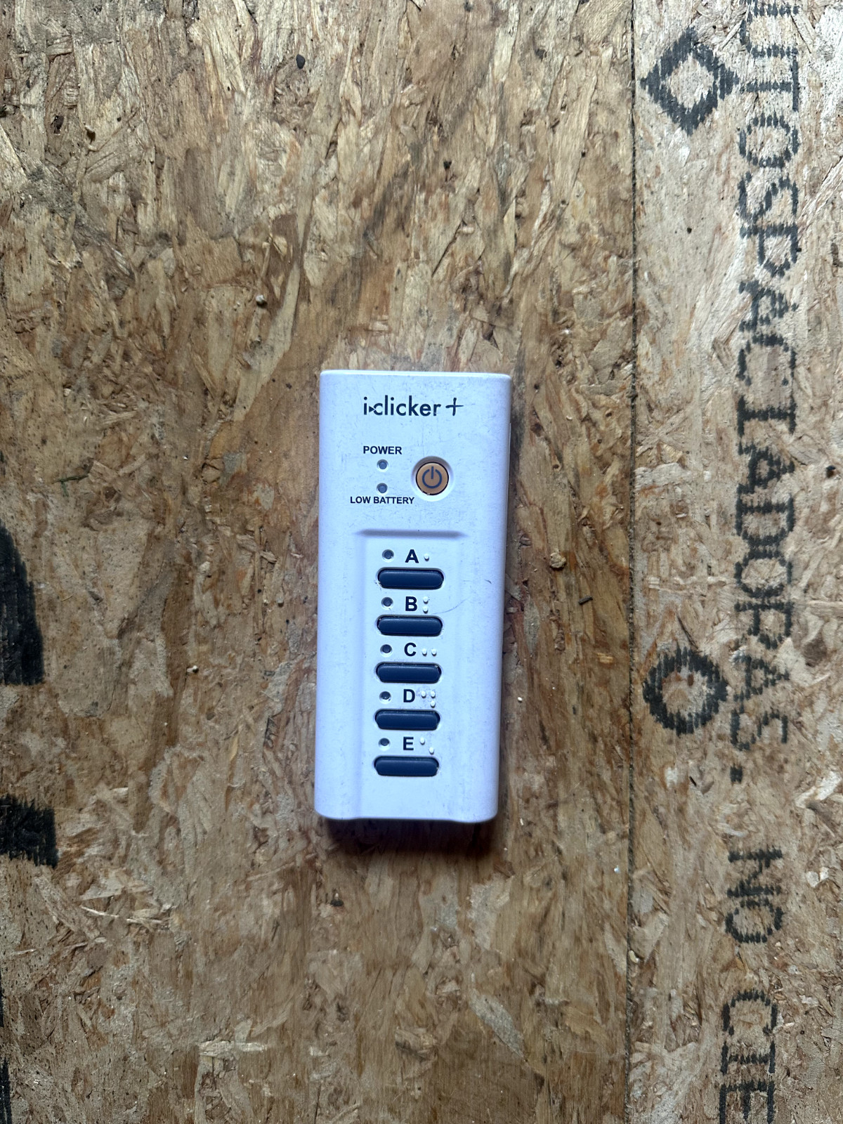 iClicker + Plus Student Response Remote Control Model RLR15