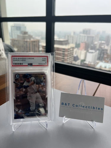 2018 Bowman Chrome AARON JUDGE #100 PSA 9 MINT Yankees 🔥🔥