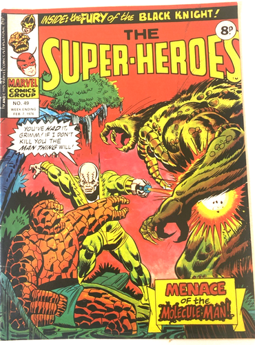 SUPER-HEROES. NUMBER'S BETWEEN 1-49. (42 VINTAGE UK MAGAZINES 1975-1976 LOT). - Picture 23 of 23