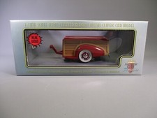 AX187 MOTOR CITY CLASSICS 1/18 1:18 REMORQUE BOIS WOODY TRAILER REF 71009