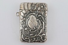 Dose Schnupftabak Dose floral verziert 21gr. Silber 800 Deutsche Produktion 1292