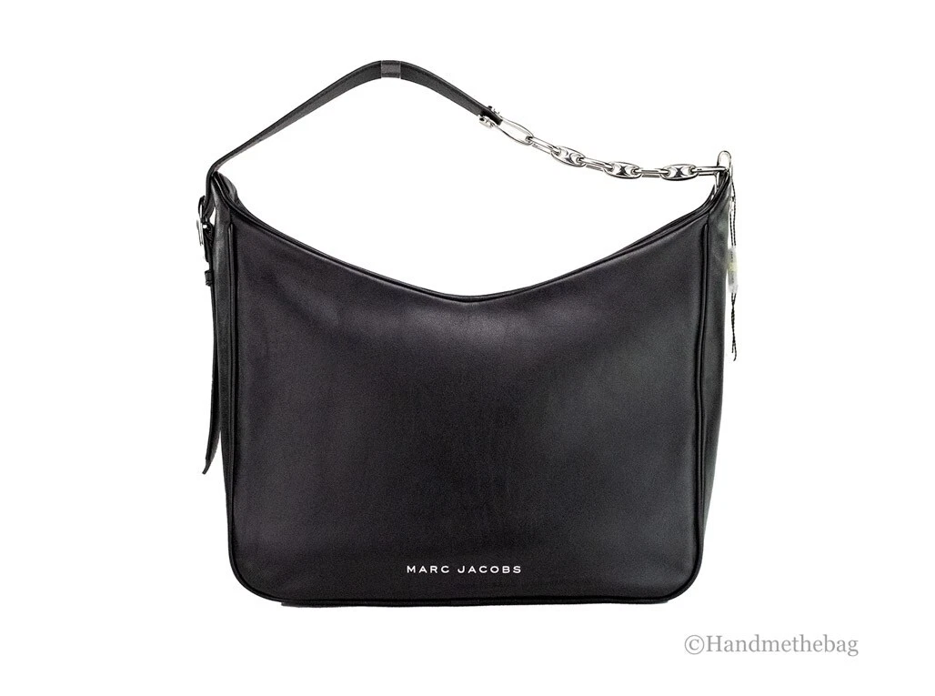 Marc Jacobs Mini Grind Signet Printed Leather Crossbody Tote Handbag Purse  in Black | Lyst