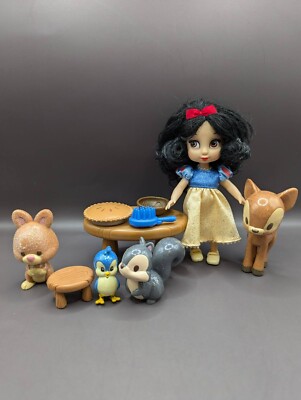 Disney Animators Collection SNOW WHITE Mini Doll Playset 5