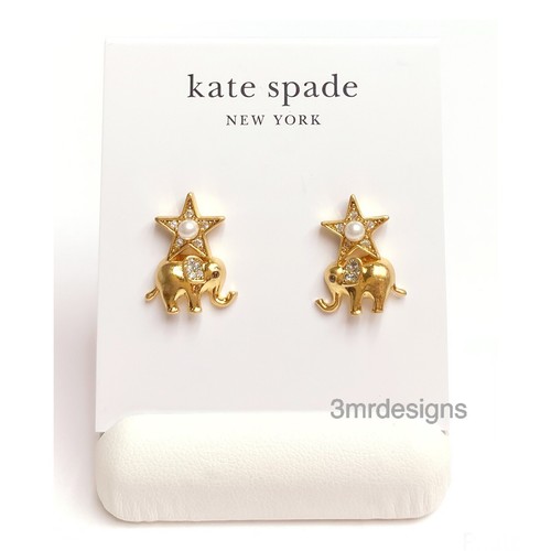Neu mit Etikett Kate Spade WINTER KARNEVAL 12-K vergoldete Messing CZ Kristalle Ohrstecker - Bild 2 von 8