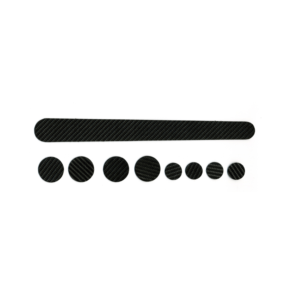 Adhesive protection kit for bicycle frame. Carbon fiber