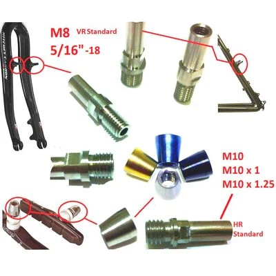 F26 Titan Fahrrad MTB Bremsen Cantilever Stehbolzen Gabel Rahmen Cantisockel