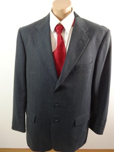 Monsieur Givenchy Para Hombre Blue \u0026 Oliva mezcla de lana Traje Sport  Abrigo Chaqueta Talla 44 L | eBay