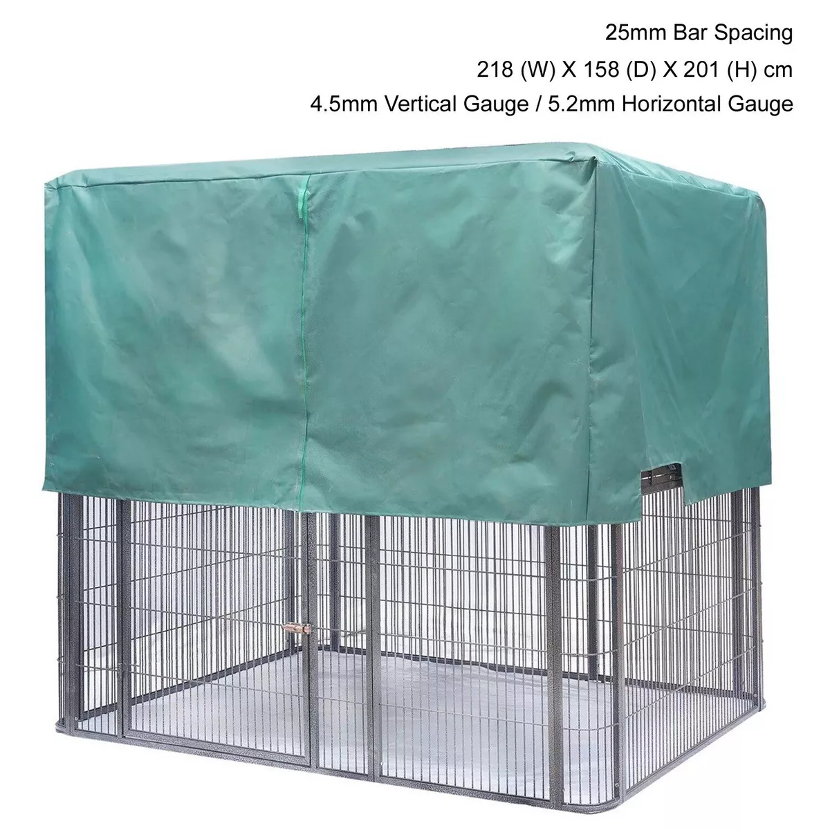 Walk in top dog cage