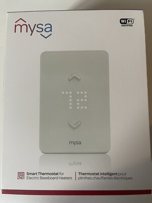 MYSA LITE V2 120/240V SMART THERMOSTAT for ELECTRIC BASEBOARD HEATERS. FAST SHIP