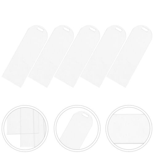 10 Pcs Bookmarks Bulk for Lovers Acrylic Blanks Clear Transparent Student Fine - Picture 1 of 12