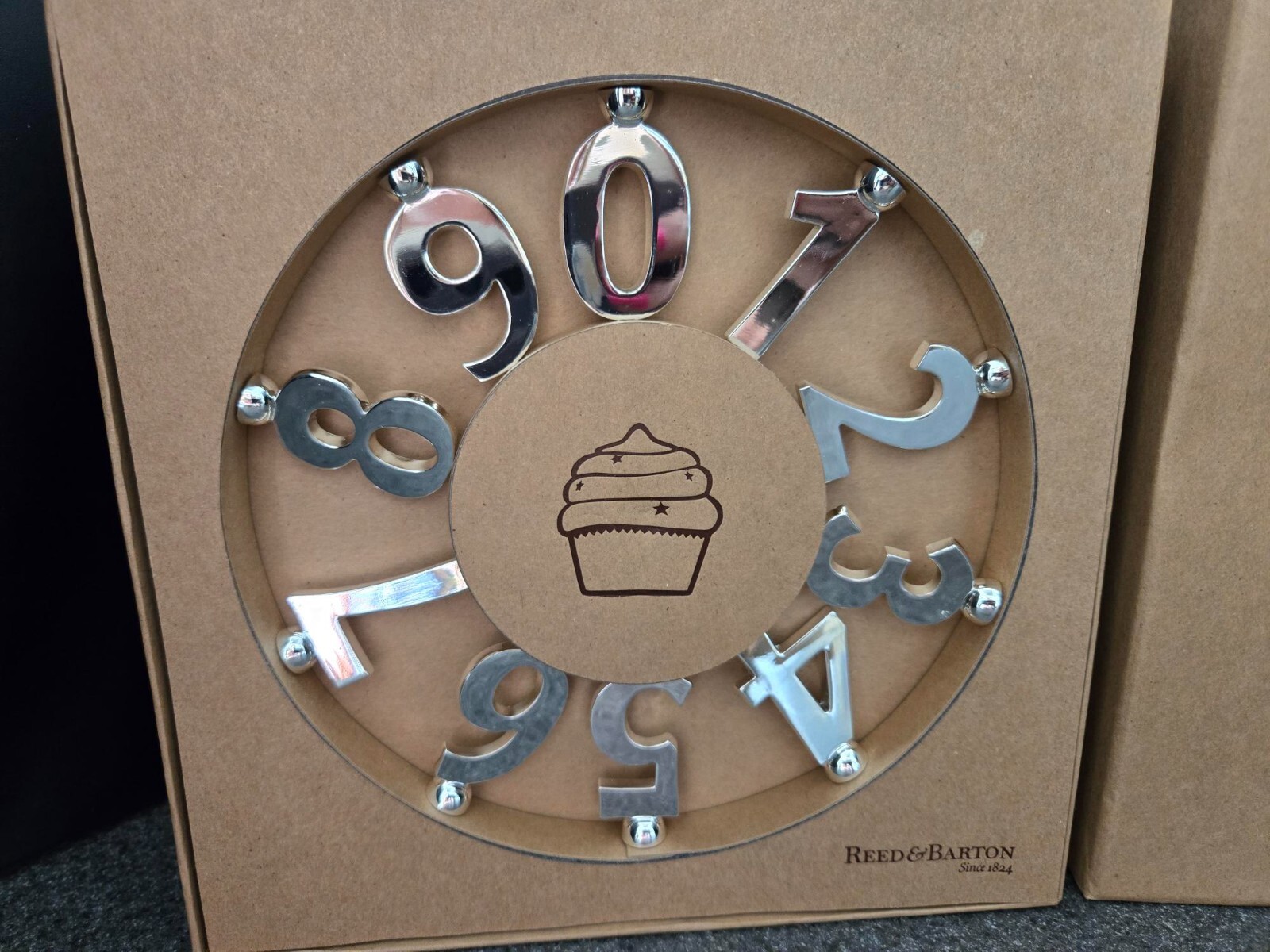 Reed and Barton Let's Celebrate 10 Piece Birthday Candle Holder Set Silver Plate