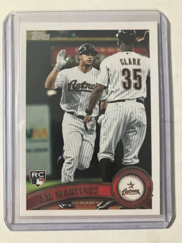 2011 TOPPS UPDATE SERIES J.D. MARTINEZ US186 ROOKIE RC CARD