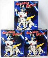 3x VINTAGE 1986 GUARDIAN PATROL ROBOT SECTAURS BLACKSTAR MOTU SON AI TAIWAN NEW