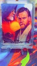 2025  Star Wars Smugglers Outpost Stellar Art Card SAS-71 Obi-Wan Kenobi 1/1 
