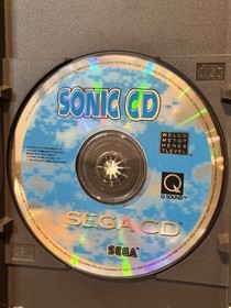 Sonic CD for Sega CD &mdash; Complete in Case (CIB) w/ Manual & Reg Card Clean