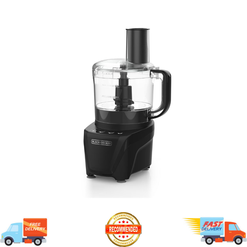 BLACK+DECKER 8-Cup Food Processor 850W Easy Assembly Chop Sl