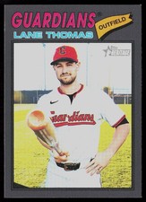2026 Topps Heritage #285 Lane Thomas Dark Gray