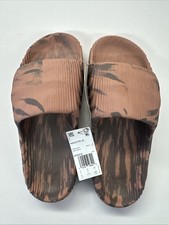Adidas Adilette 22 Clay Earth Strata Slides Mens Sz 9 New Limited Edition HP6518