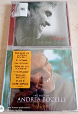 NEW SEALED ANDREA BOCELLI VIVERE & AMOR CD LOT