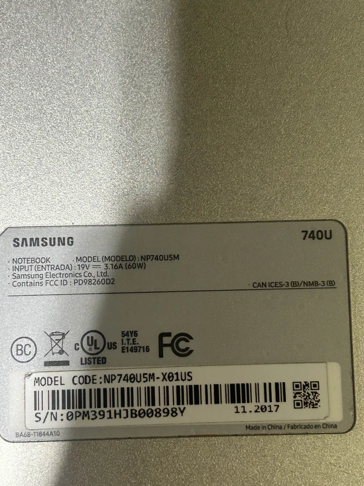 Samsung notebook 7 spin - 12GB RAM 1TB Storage 2.70GHz CPU 16in diagonal screen - Image 3 of 4