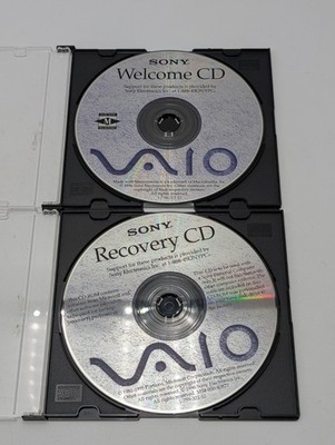 Sony Vaio Recovery & Welcome CD Vintagr Software PC CD ROM 