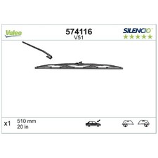 Scheibenwischer hinten für Nissan Almera Tino V10 Sunny 3 N14 | 265686