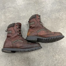 Red Wing Boots Mens Size 8.5 Soft Toe 8” 938 Brown Leather Electrical Hazard