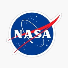 NASA Space Agency Logo Sticker  Vinyl Decal Laptop Car Bottle