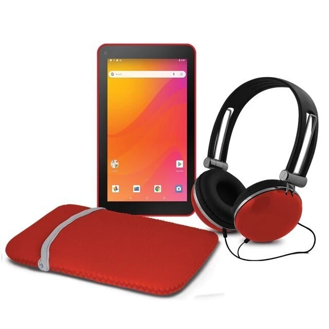 Ematic EGQ378RD 7" Tablet Android 8.1 Go 16GB 1GB RAM Red - Image 2 of 4