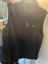Men s Heated Vest, 20000 mAh Battery, 10 Heating Zones, Size Large