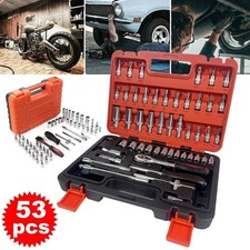 53PCS Mechanics Tools Set Car Repair Tool Kit Set Box for Home Socket Wrench Set