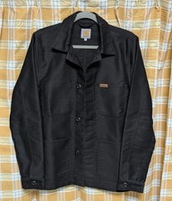Carhartt Work Jacket M Black Duck Canvas Durable Workwear Unused