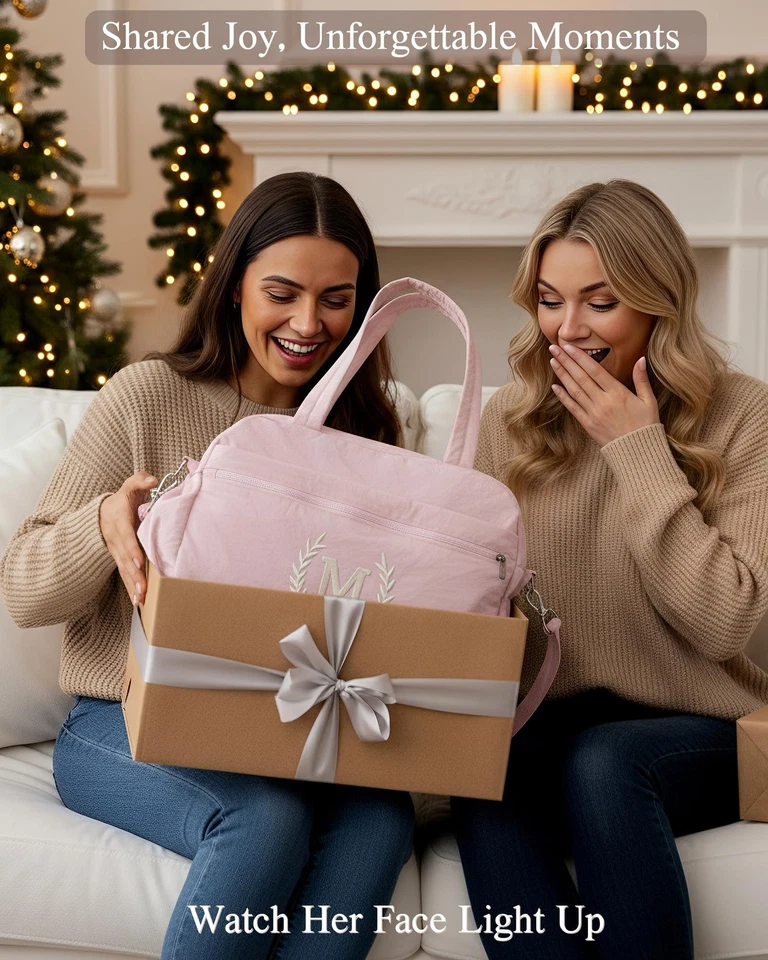 Gift for Women, Kid & Friend, Initial Girls Duffle Bag, Monogrammed Personali... - Image 2 of 4