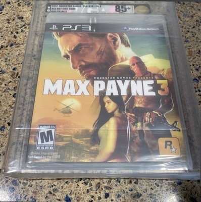 Max Payne 3 - PlayStation PS3 - VGA Graded 85+ Rockstar Games - NOT WATA CGC PSA