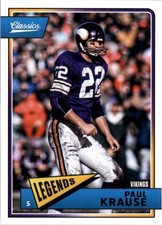 2018 Classics #150 Paul Krause - FB
