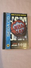 NBA Jam (Sega CD, 1994) With Manual + Reg. CIB. Very Good Disc.