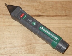Commercial Electric NCV-8908 Non-Contact AC Voltage Tester Detector 12-1000vac