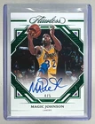 Magic Johnson 2022 Panini Flawless #FF-MGJ Emerald Finishes Auto /5