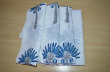 Hand Block Palm Tree 100 Cotton 3 Yard Fabric NO TARRIF CHARGES 100  ZK 271