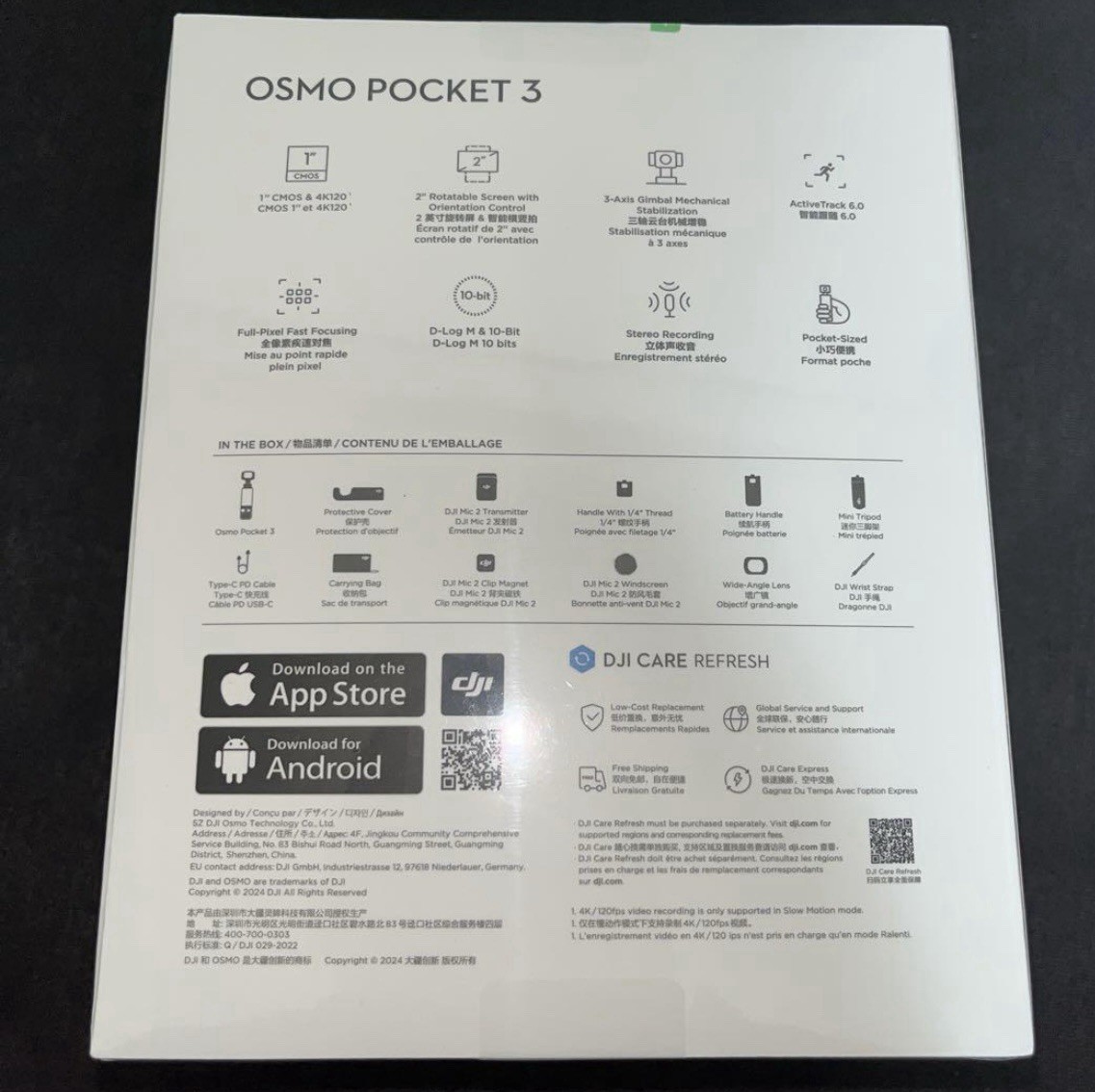 DJI Osmo Pocket 3 Creator Combo 3-Axis Stabilized Camera Handheld
