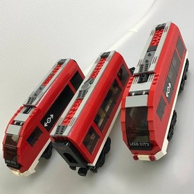 LEGO 7938 Passenger Train City Trains 2010 Without Box Missing