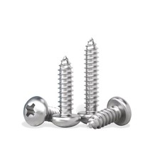  8 X 1/2" Pan Head Phillips Screws 100 Pack Stainless Steel