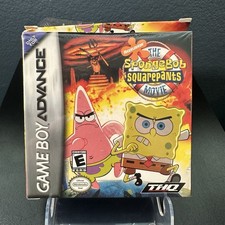SpongeBob SquarePants Movie (Nintendo Game Boy Advance, 2004) CIB COMPLETE VTG