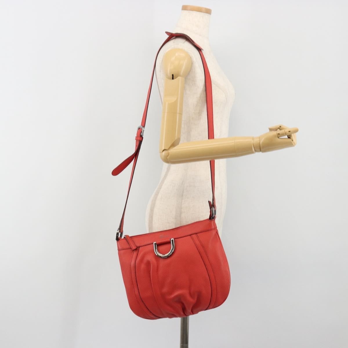 Gucci Abbey Leather Red Shoulder Bag — image 15