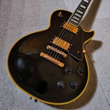 Edwards By ESP Les Paul Custom Black Electric Guitar John Syke Made In Japan #4