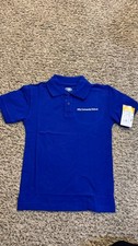 Lot of 3 Ibiley NSU University School Uniform Polo Shirts Youth Size 6/7 Blue NW