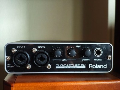 Roland Duo-Capture EX USB Audio Interface mit Netzteil dazu
