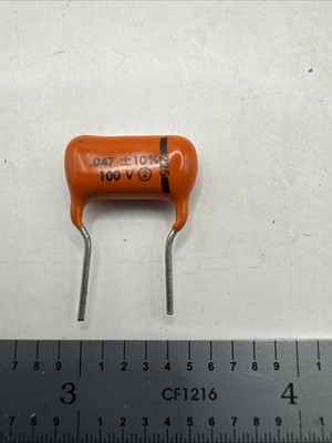 20 Pieces  Vintage Sprague Orange Drop .047uf 100v Capacitors Guitar Tone Caps