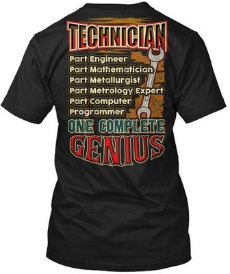 Technician Skills - Engineer, Mathematician, Programmer Shirt T-Shirt USA S-5XL